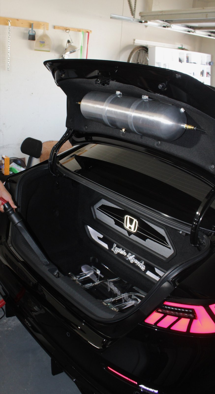 Custom Honda Accord trunk build detailed